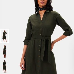 joyce cotton linen dress